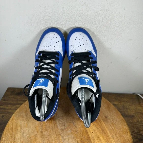 Air Jordan 1 Low TD Cleats Football Men's Size 8.5 Royal Blue White FJ6245-104